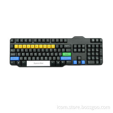 Standard Keyboard with 104 Keys, Colorful Keys, Novelty Strong, Supports Multiple Languages